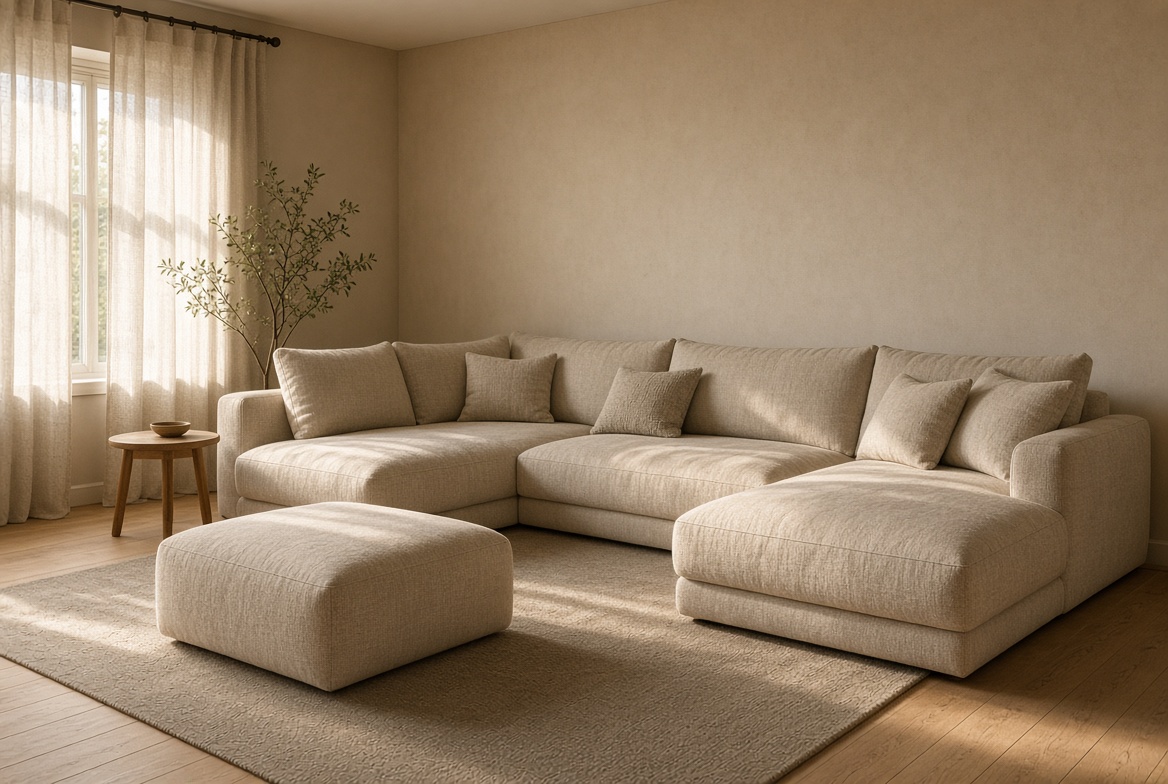 Corner sofa in a Keepsofa living room